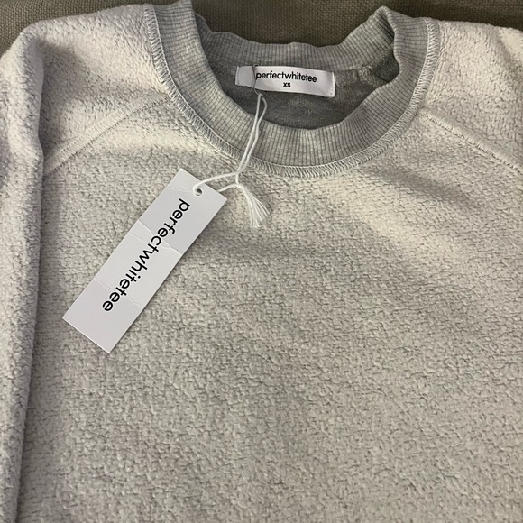 Perfectwhitetee Ziggy Women's grey Crew Neck Sweater - Picture 6 of 6